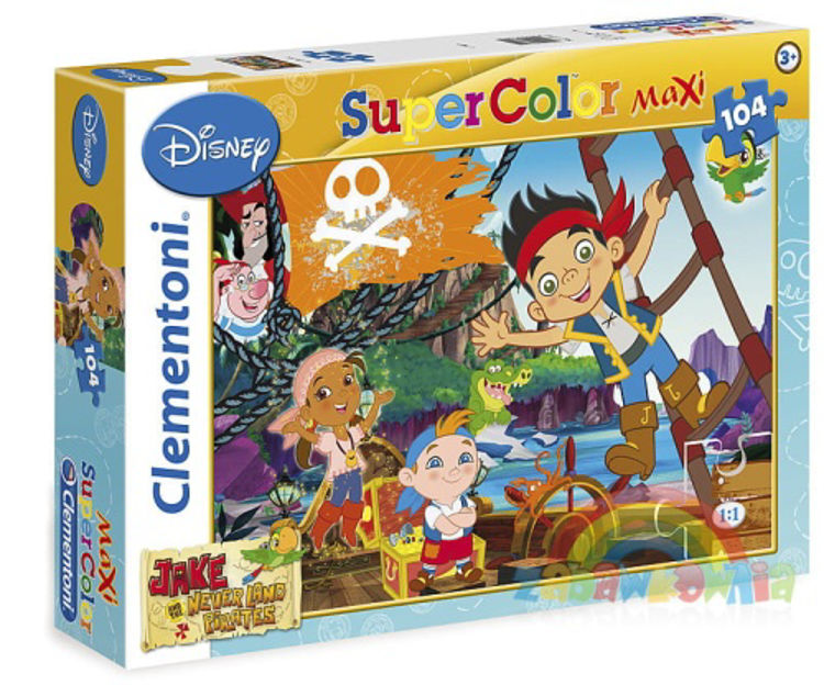 Picture of 6404- DISNEY CLEMENTONI SUPERCOLOR PUZZLES 3+